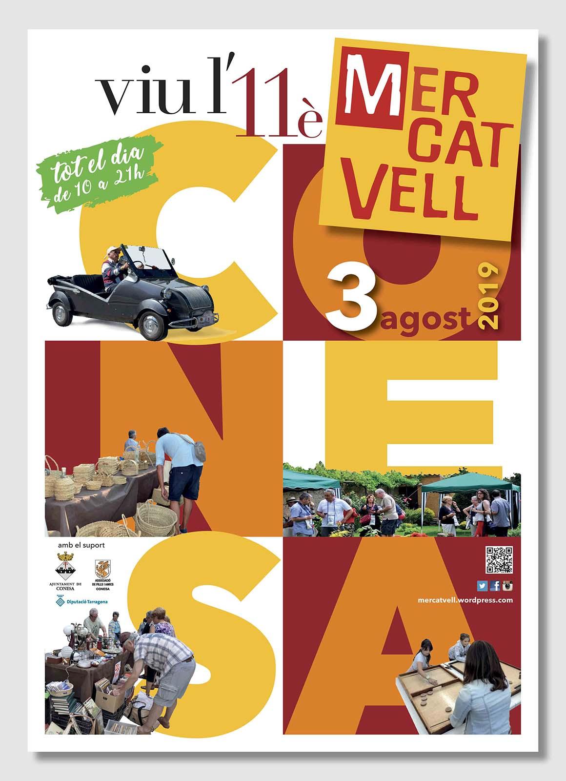 cartell 11è Mercat Vell de Conesa