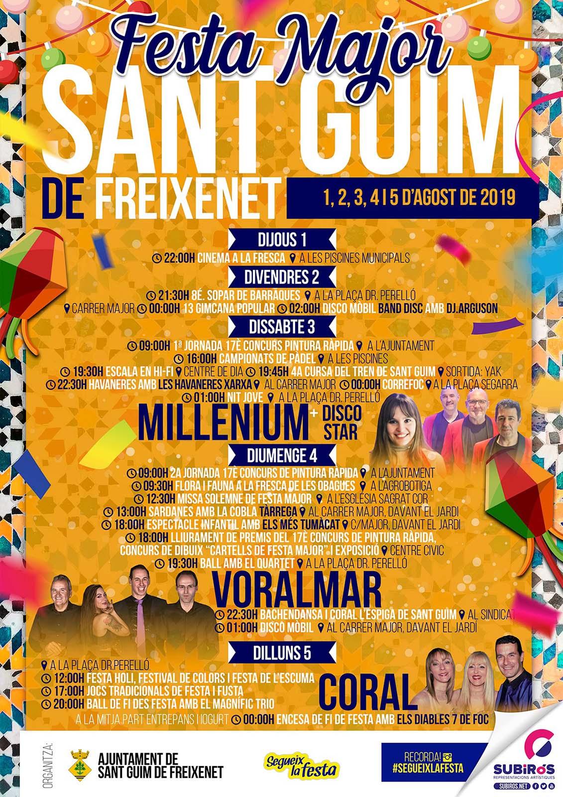 Festa major de Sant Guim de Freixenet 2019