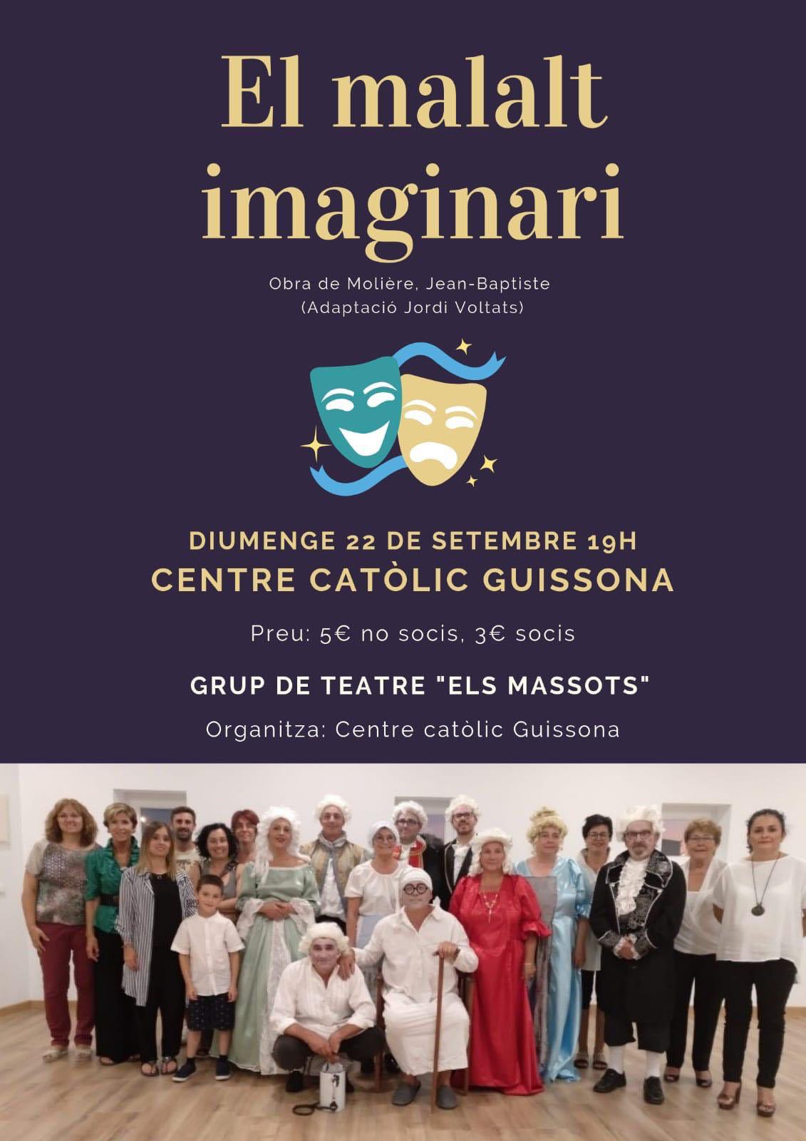 cartell Teatre 'El malalt imaginari'