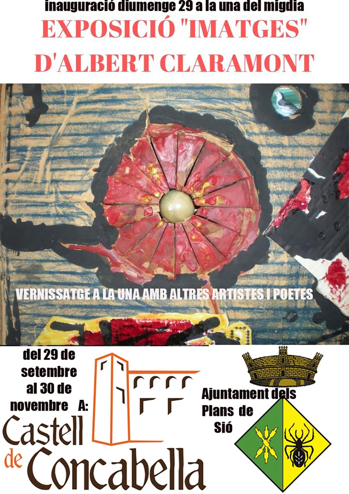 cartell Exposició 'Imatges' d'Albert Claramont