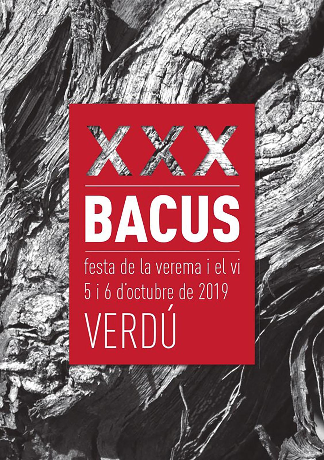 cartell 30a Festa de la Verema i el Vi Bacus Verdú