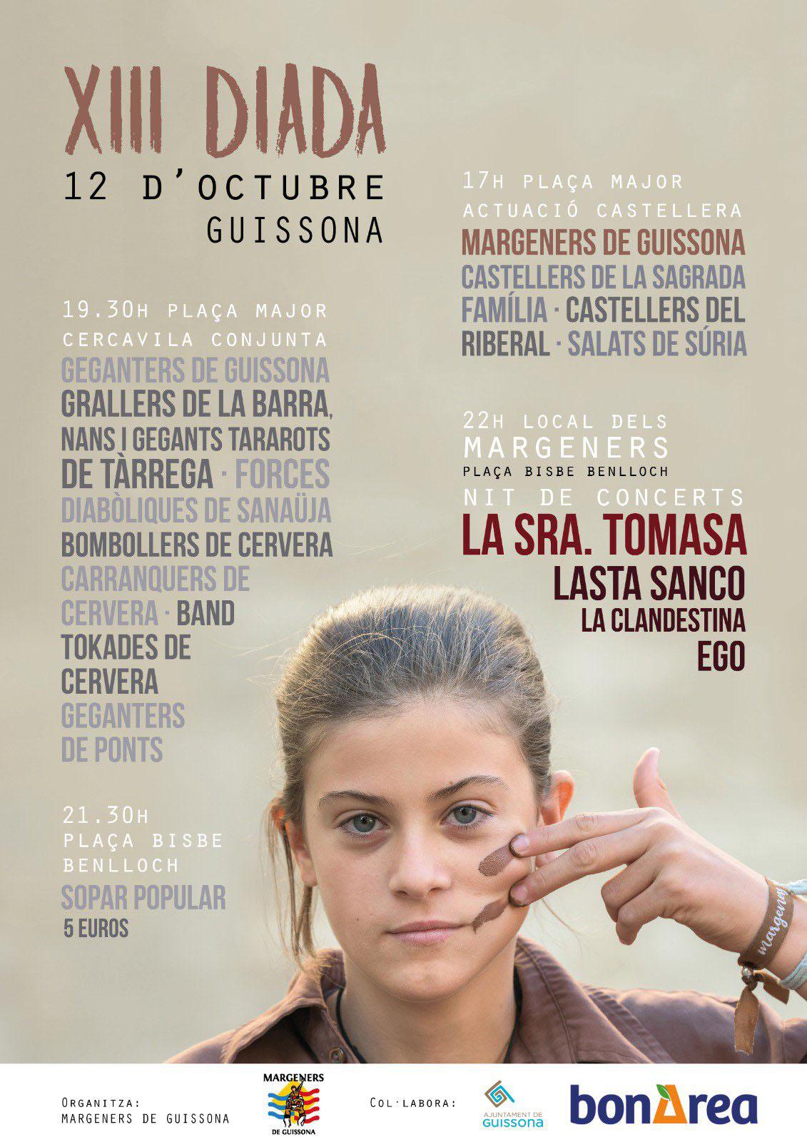 cartell XIII Diada dels Margeners de Guissona