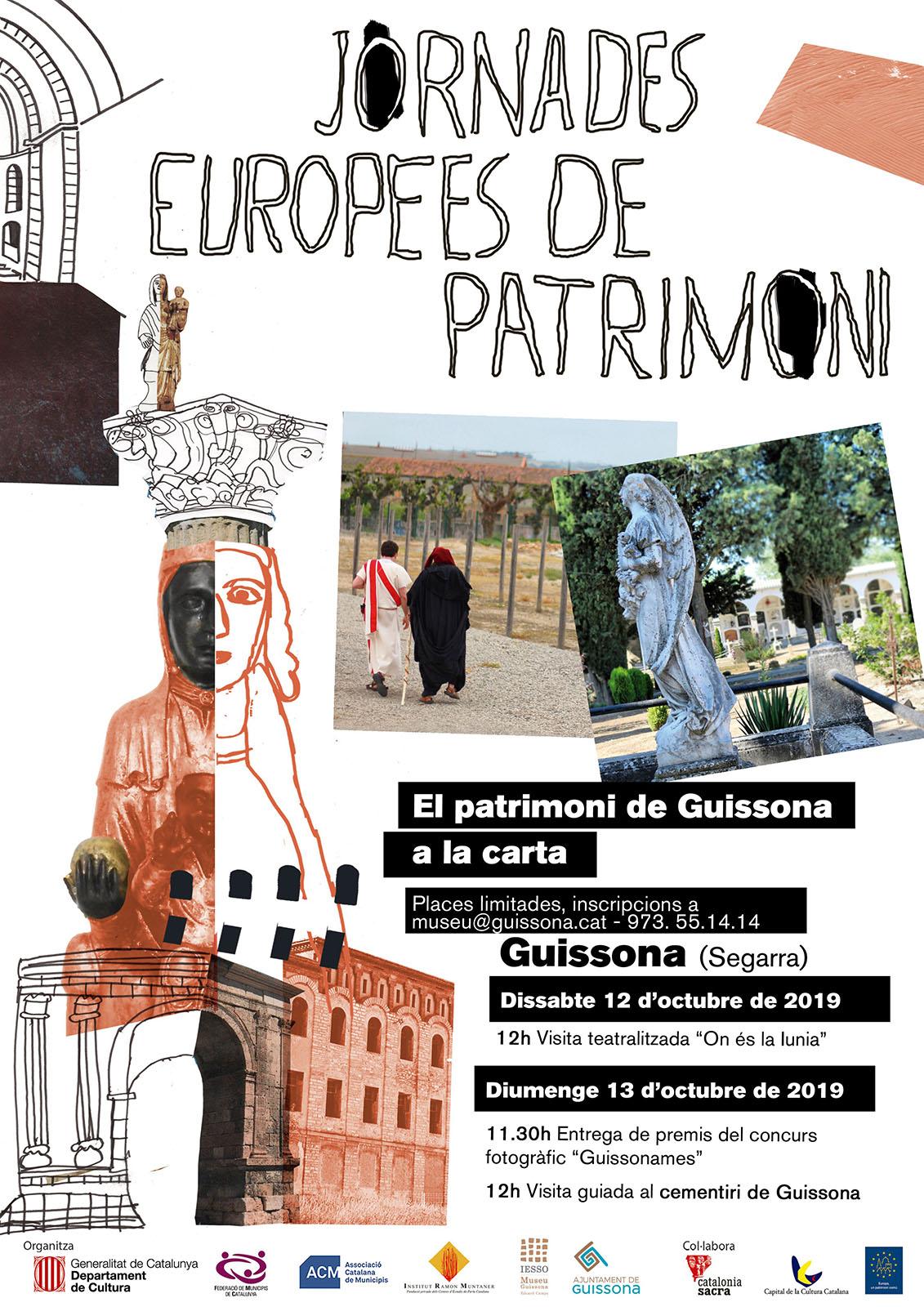 cartell JEP el patrimoni de Guissona a la carta