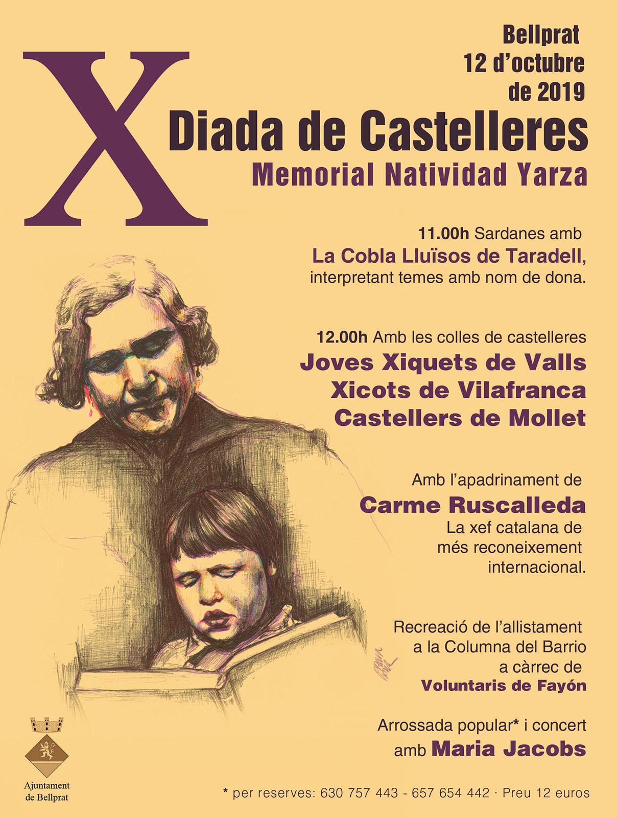 cartell 10a Diada de Castelleres a Bellprat