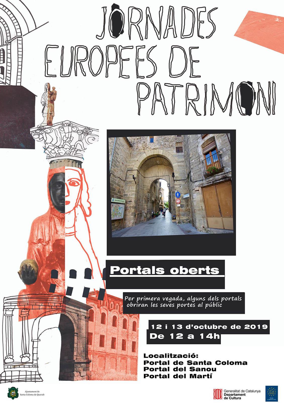 cartell JEP Portals oberts a Santa Coloma de Queralt