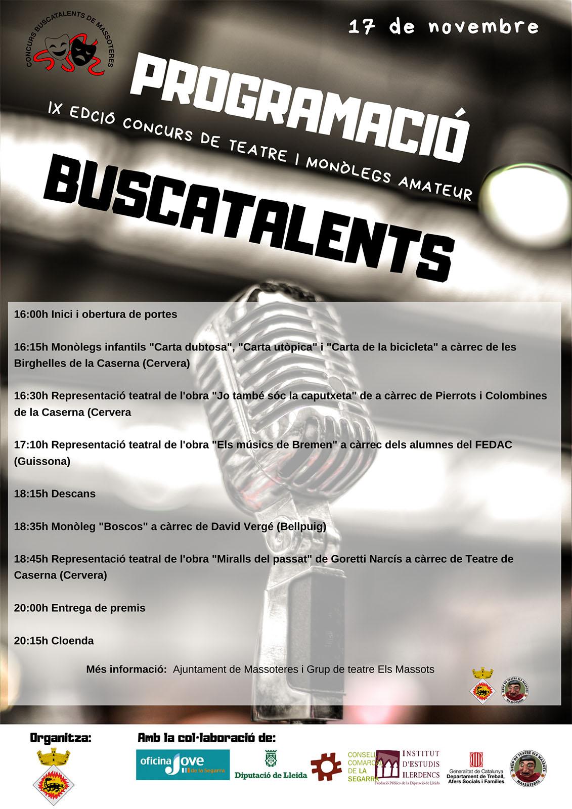 cartell Buscatalents 2019