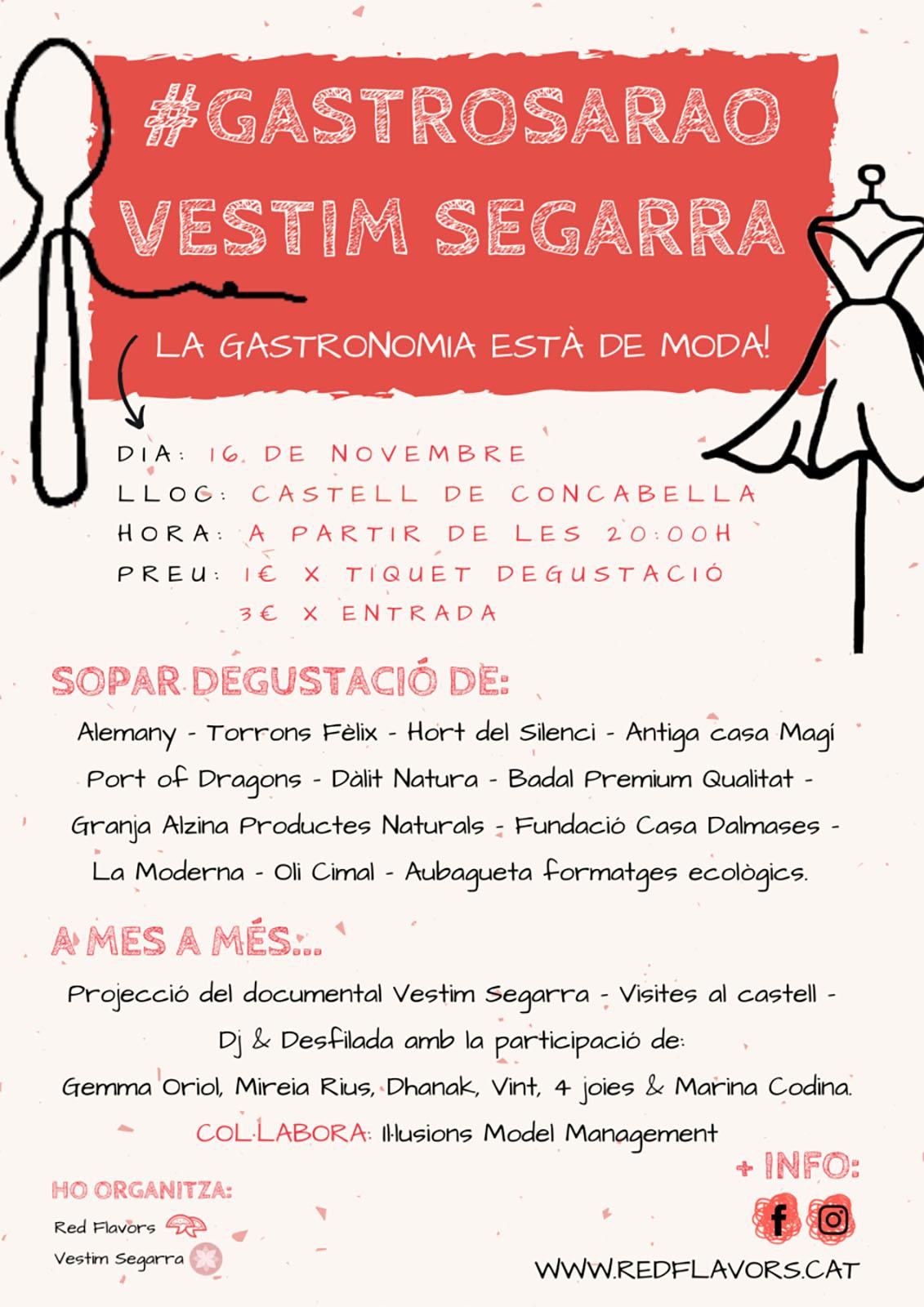 cartell Gastrosarao Vestim la Segarra