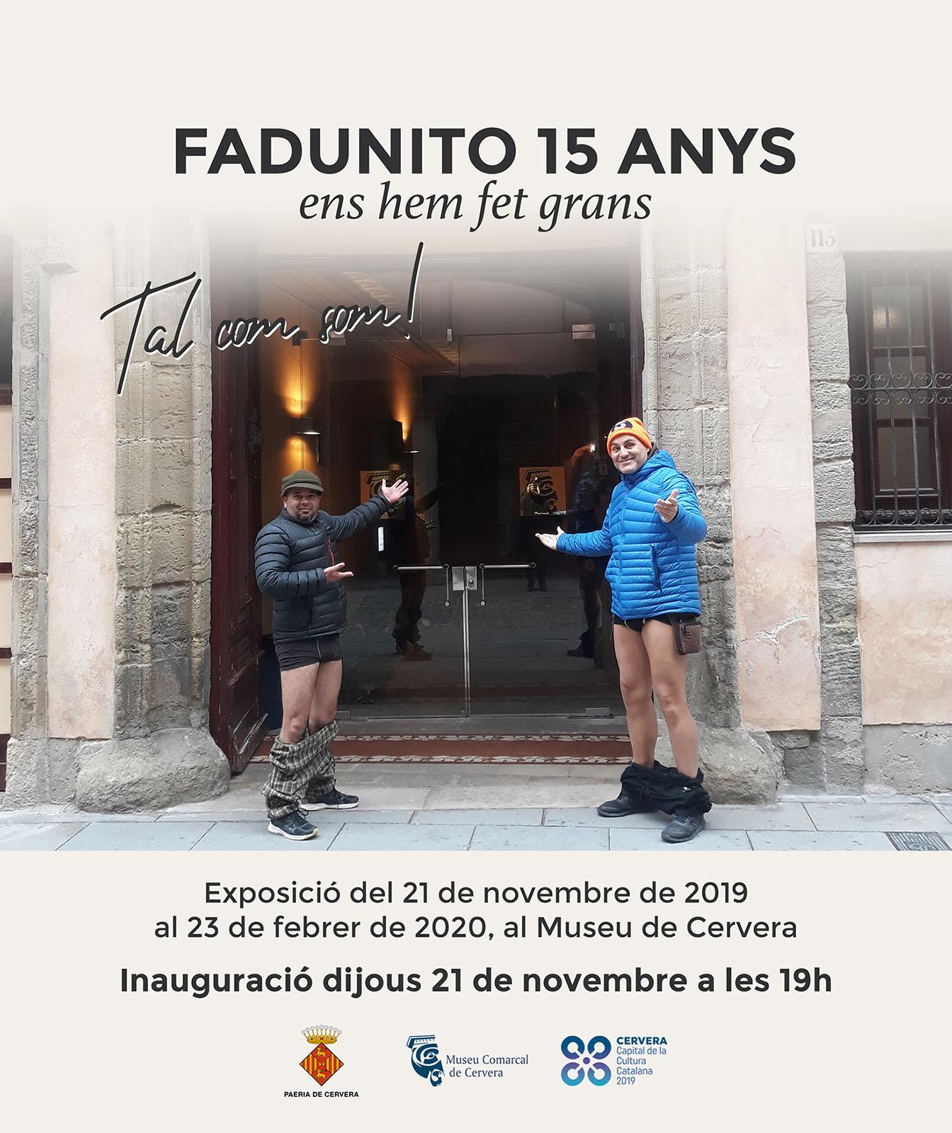 cartell Exposició 'Fadunito 15 anys'