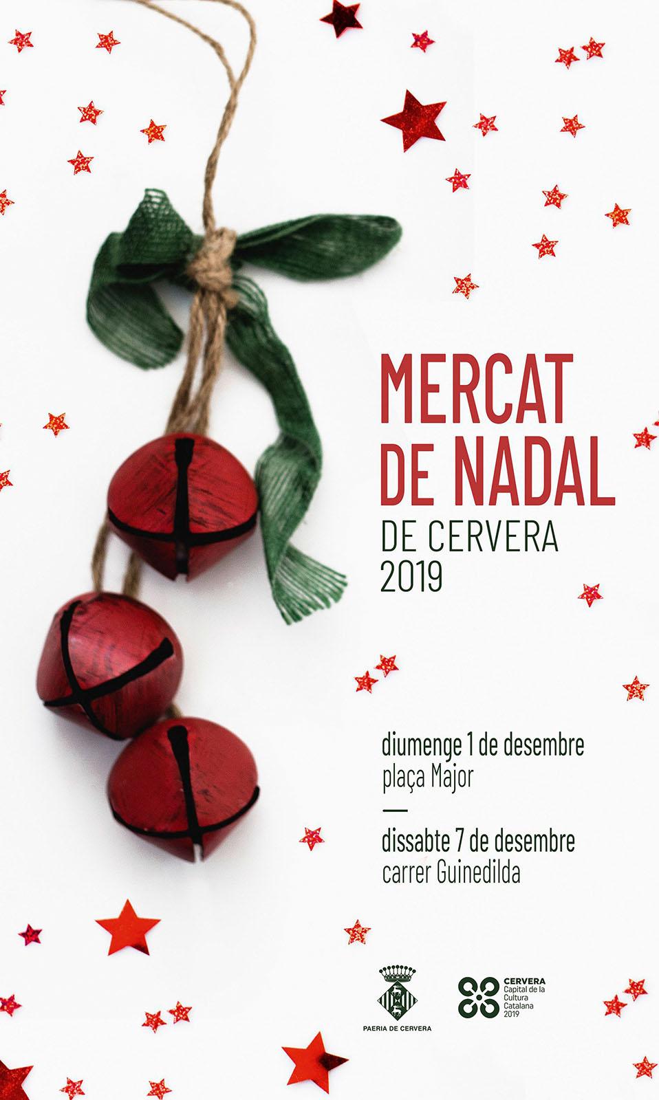 cartell Mercat de Nadal 2019 Cervera