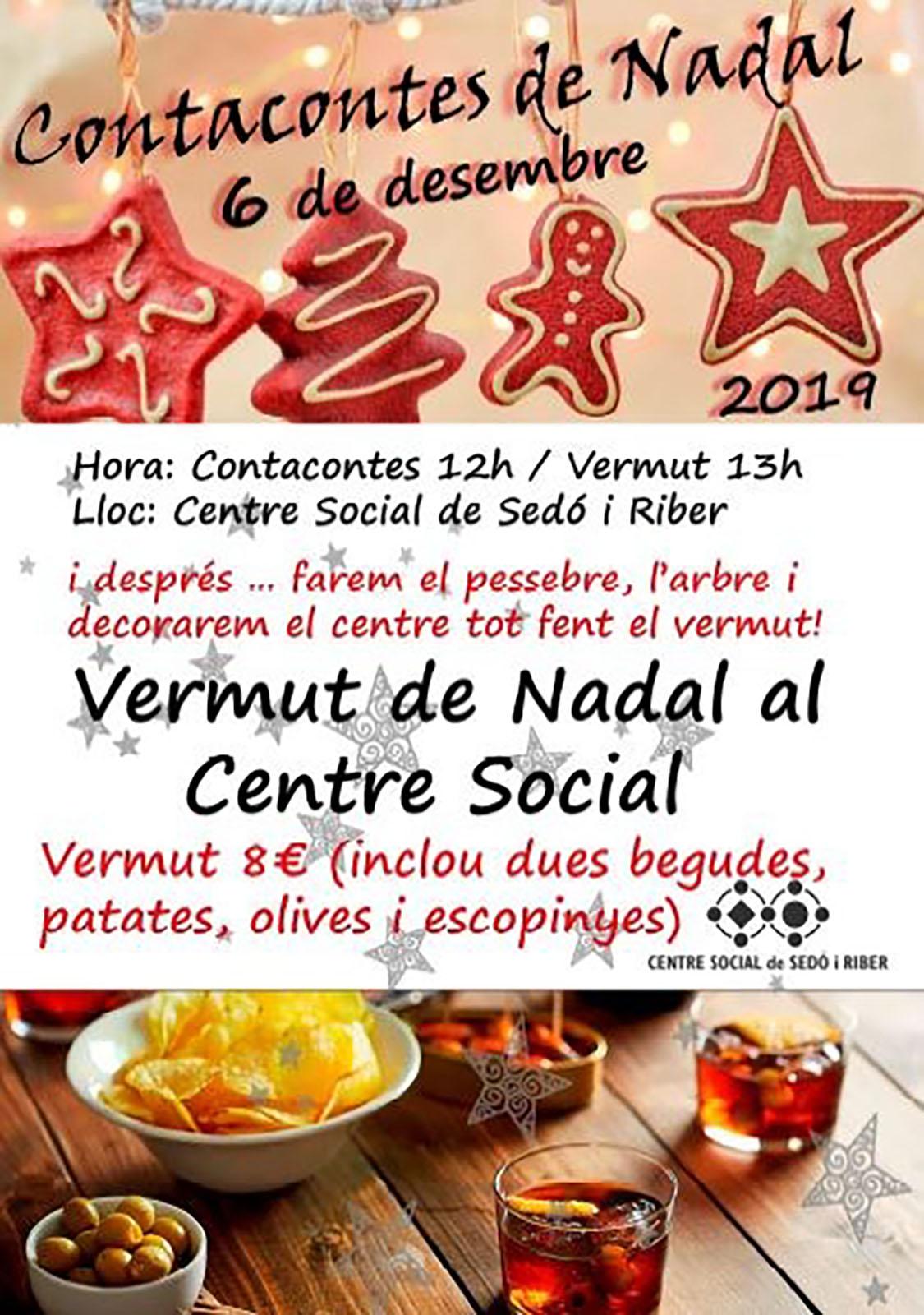 cartell Contacontes de Nadal i Vermut