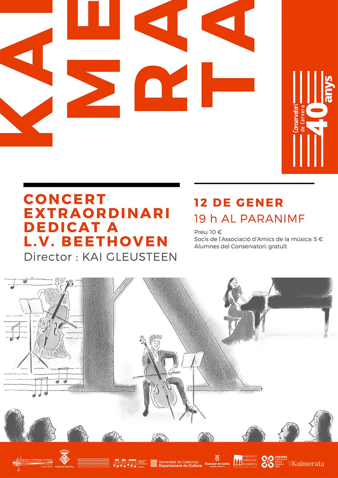cartell 'Kaimerata', concert extraordinari dedicat a LV Beethoven