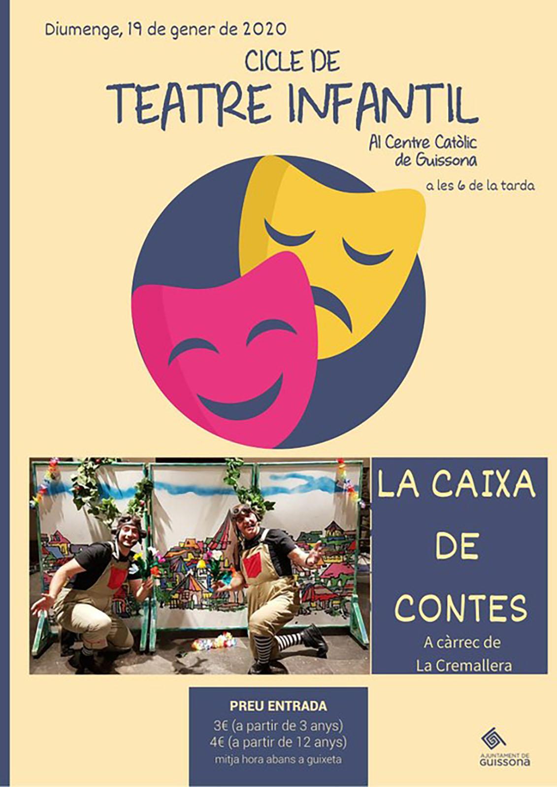 cartell Teatre infantil 'La caixa de contes'