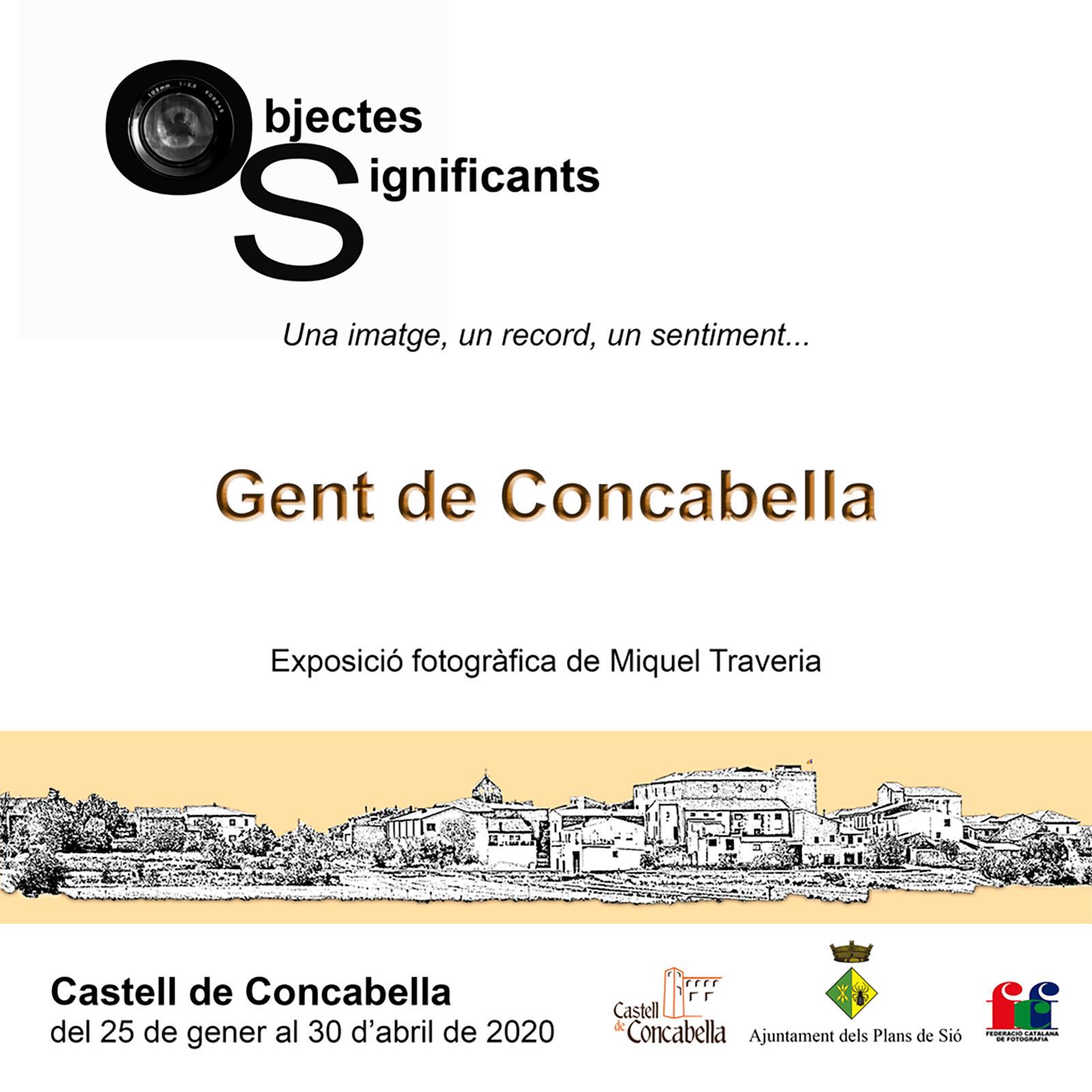 cartell Exposició 'Gent de Concabella'