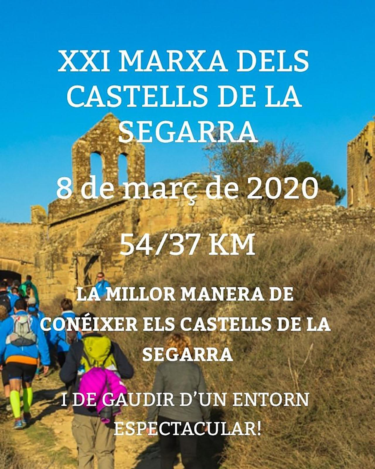 cartell XXI Marxa dels Castells de la Segarra