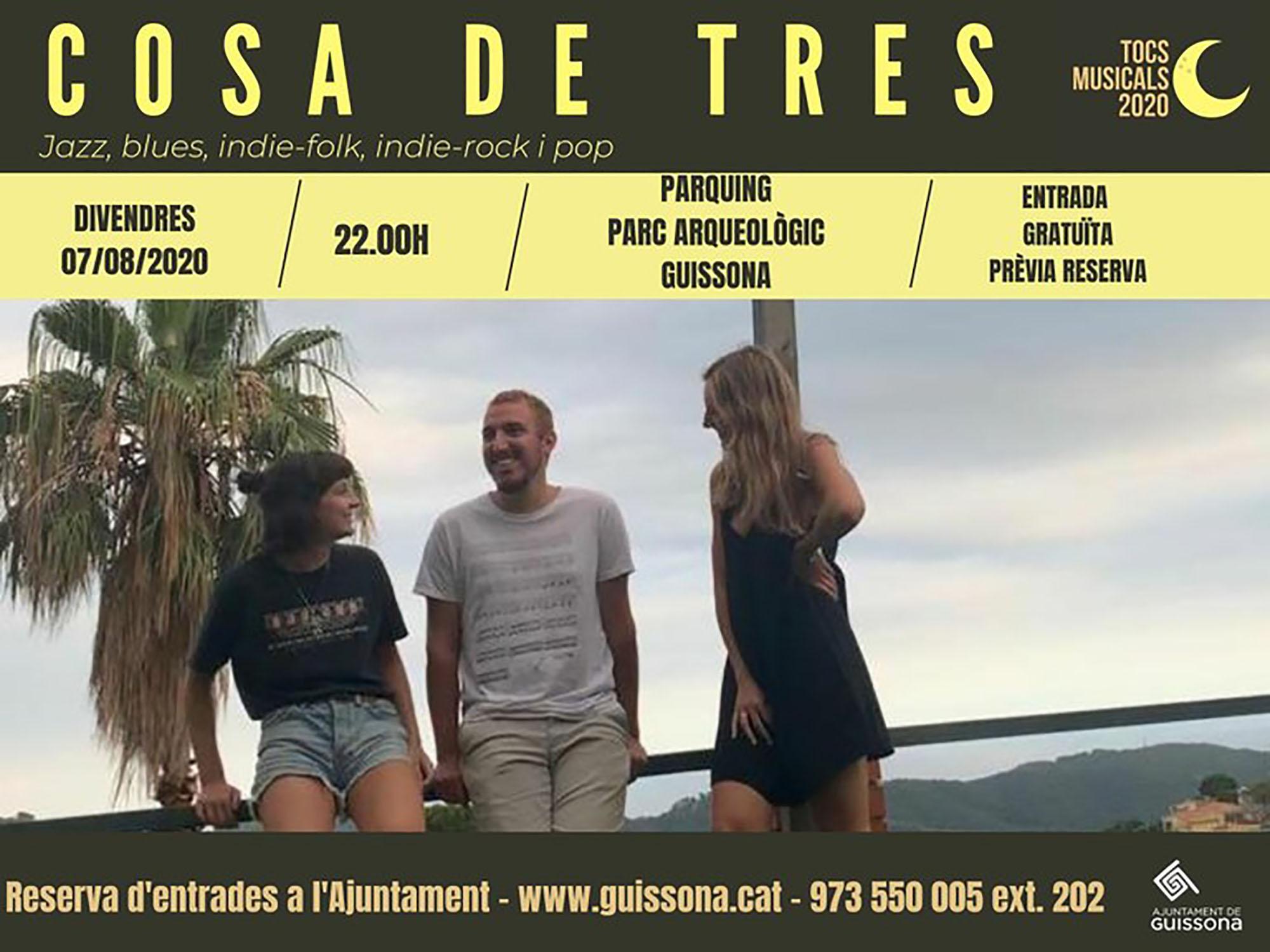 cartell Tocs musicals 'Cosa de Tres'