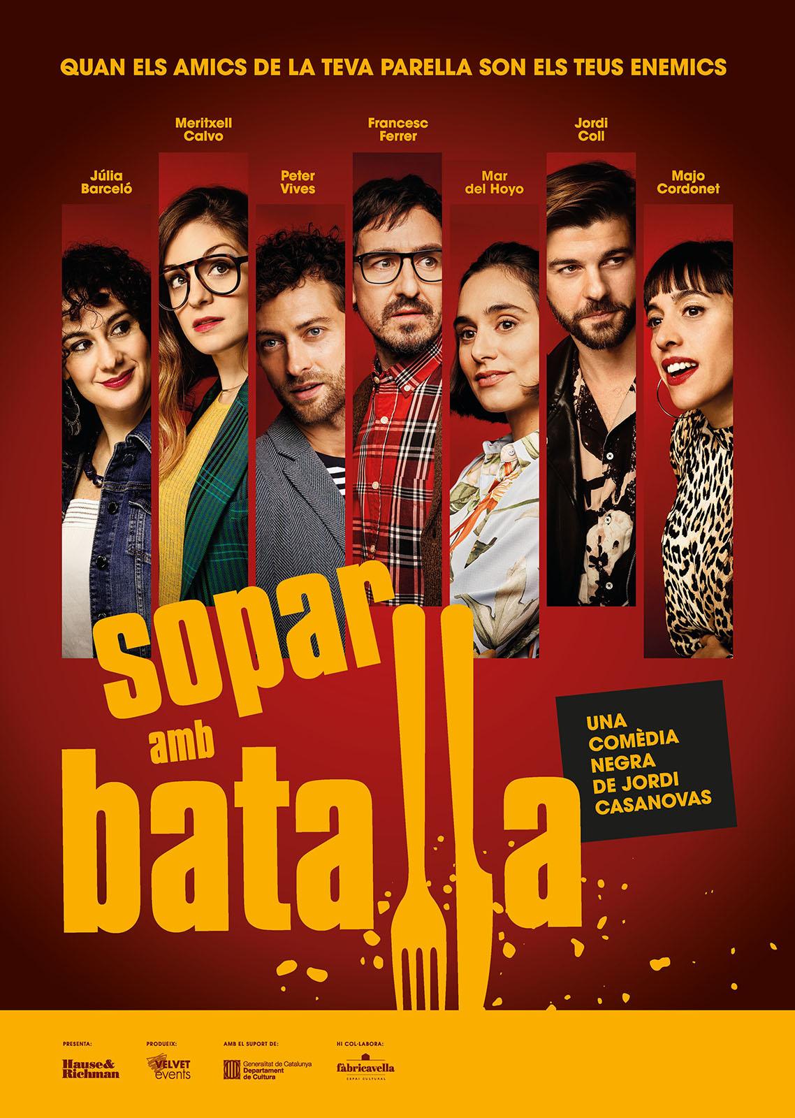 cartell Teatre 'Sopar amb batalla'