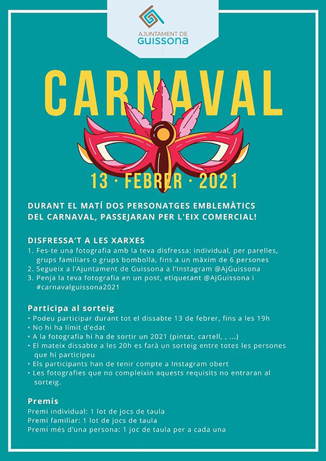 cartell Carnaval Guissona 2021