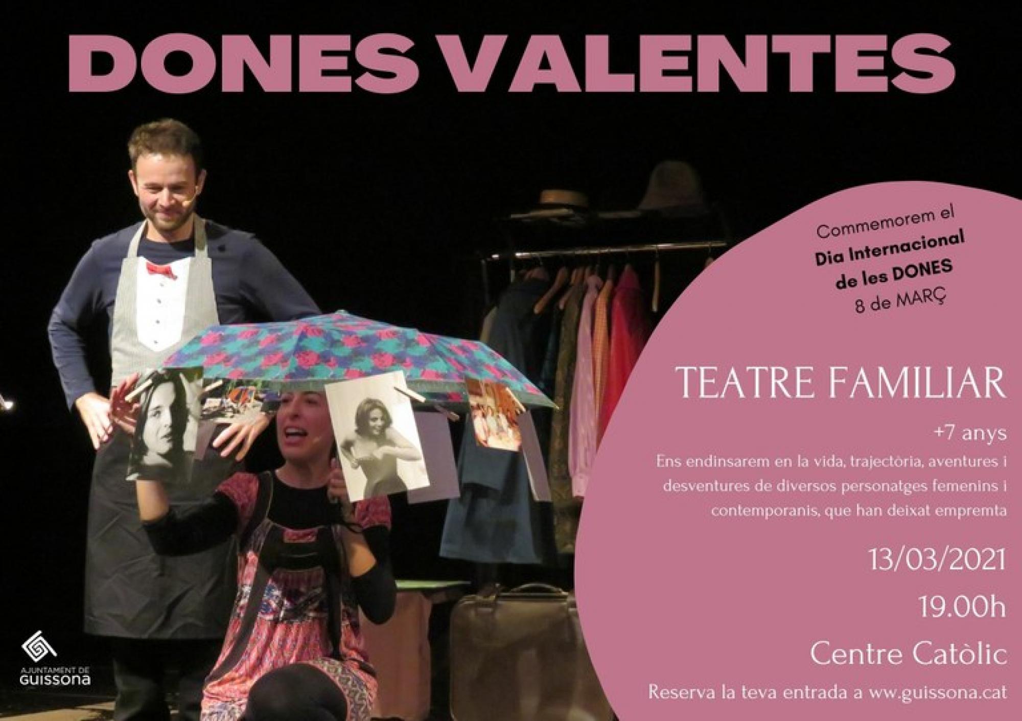 cartell Teatre 'Dones valentes'
