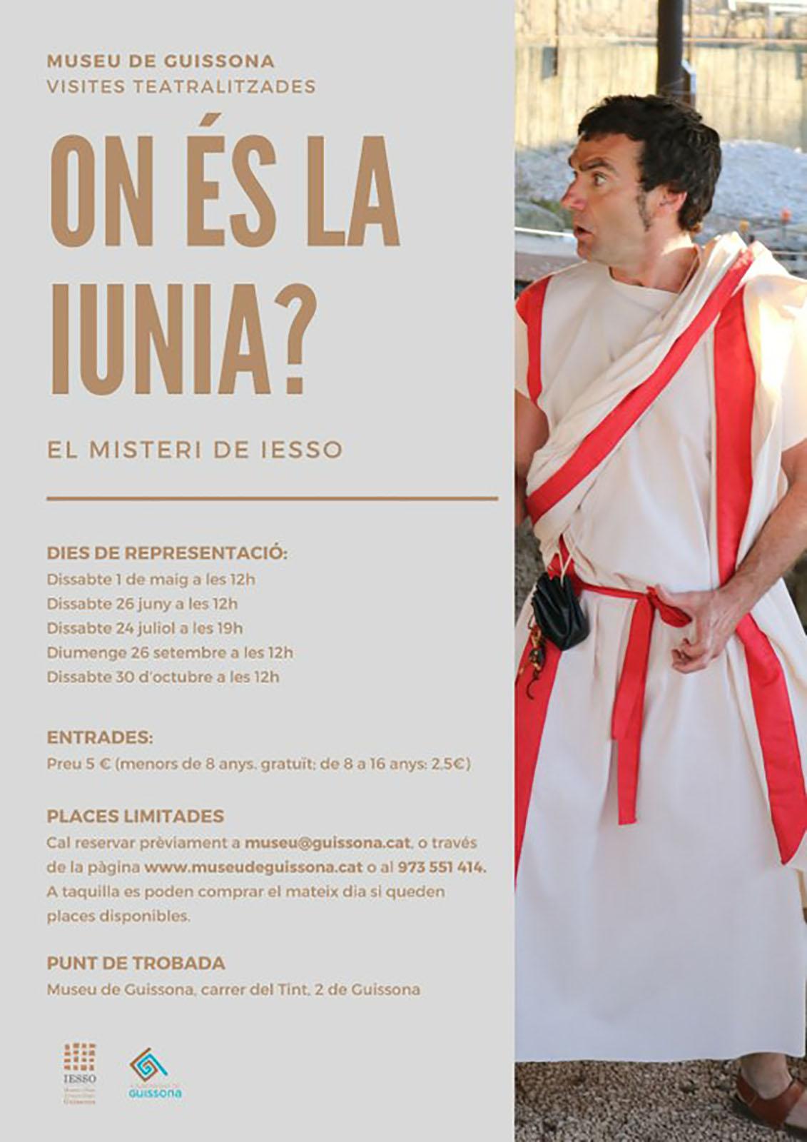 cartell Visita teatralitzada 'On és la Iunia?'