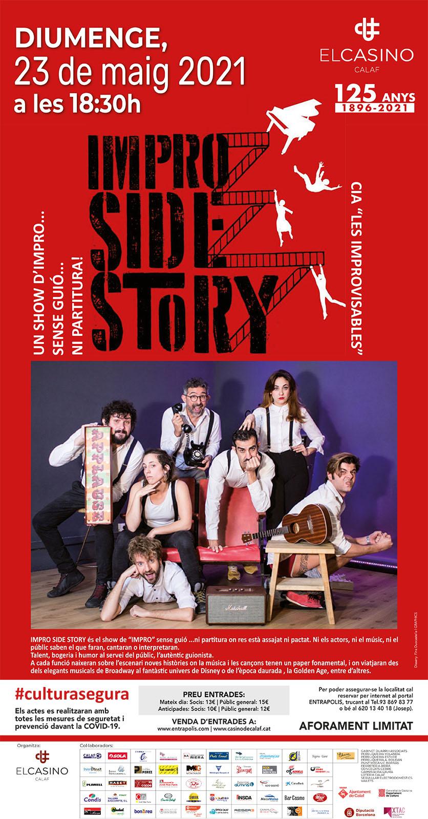 cartell Teatre ‘Impro Side Story’