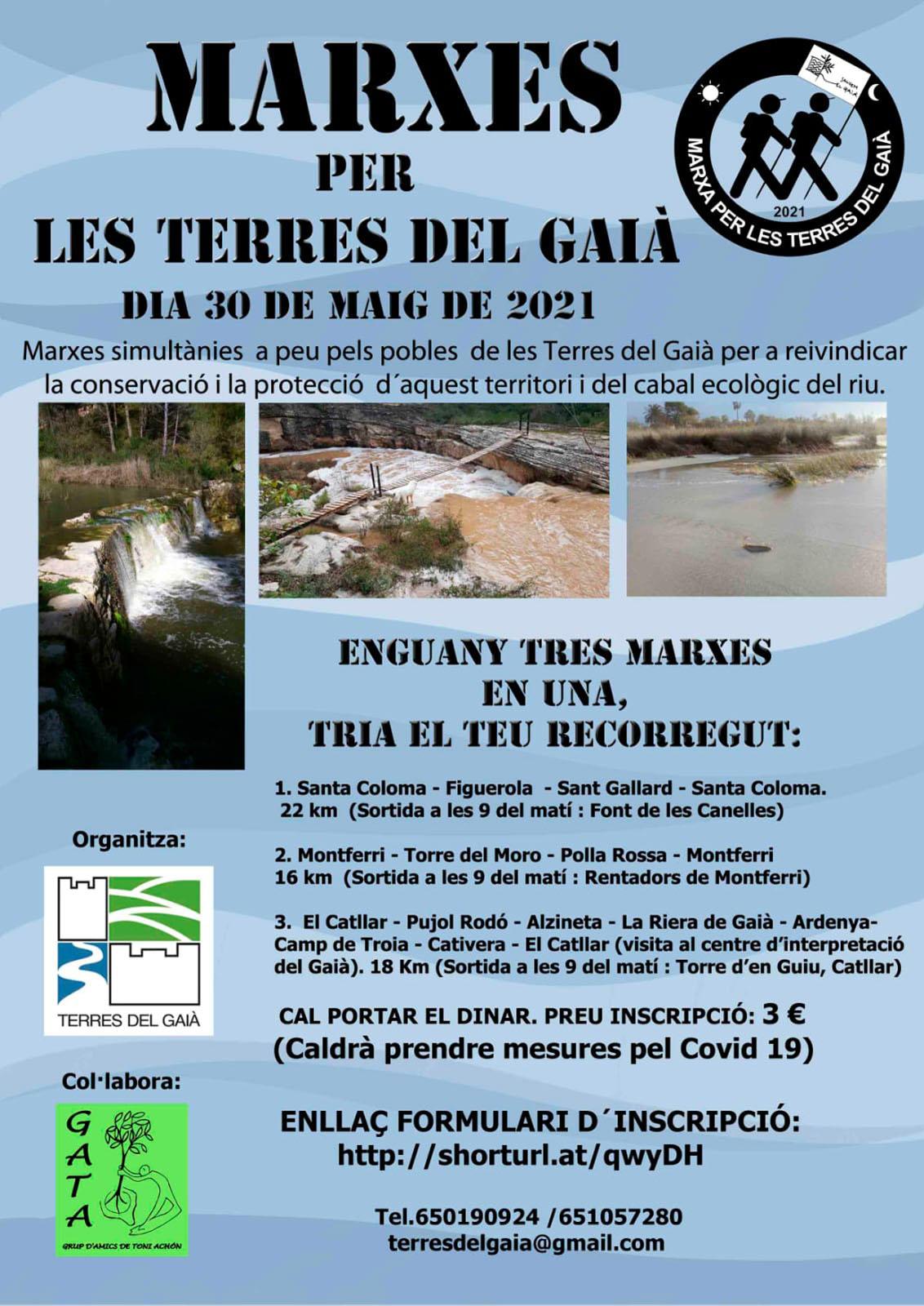 cartell Marxa Terres del Gaià