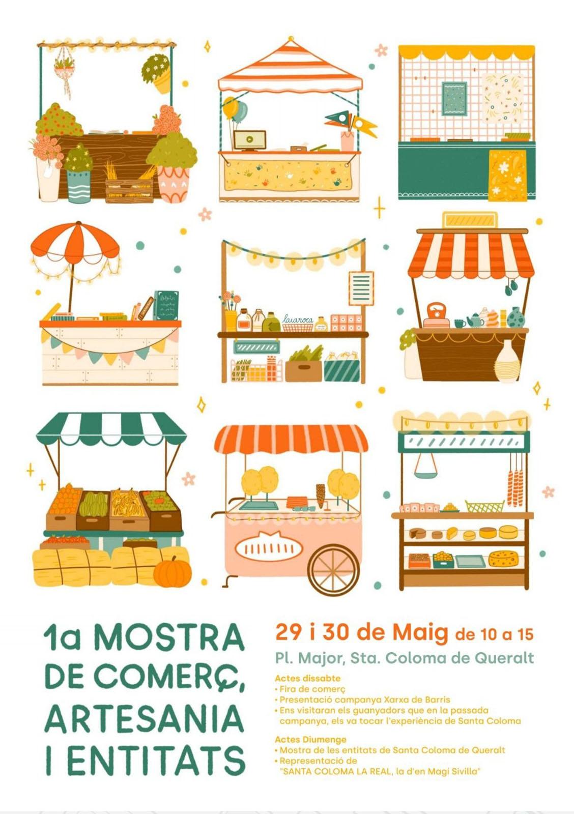 cartell 1a Mostra de Comerç, Artesania i Entitats