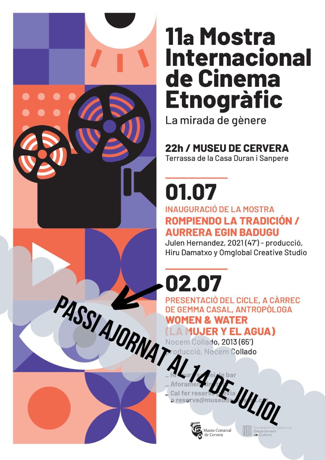 cartell 11a Mostra Internacional de Cinema Etnogràfic: Cinema amb perspectiva de gènere