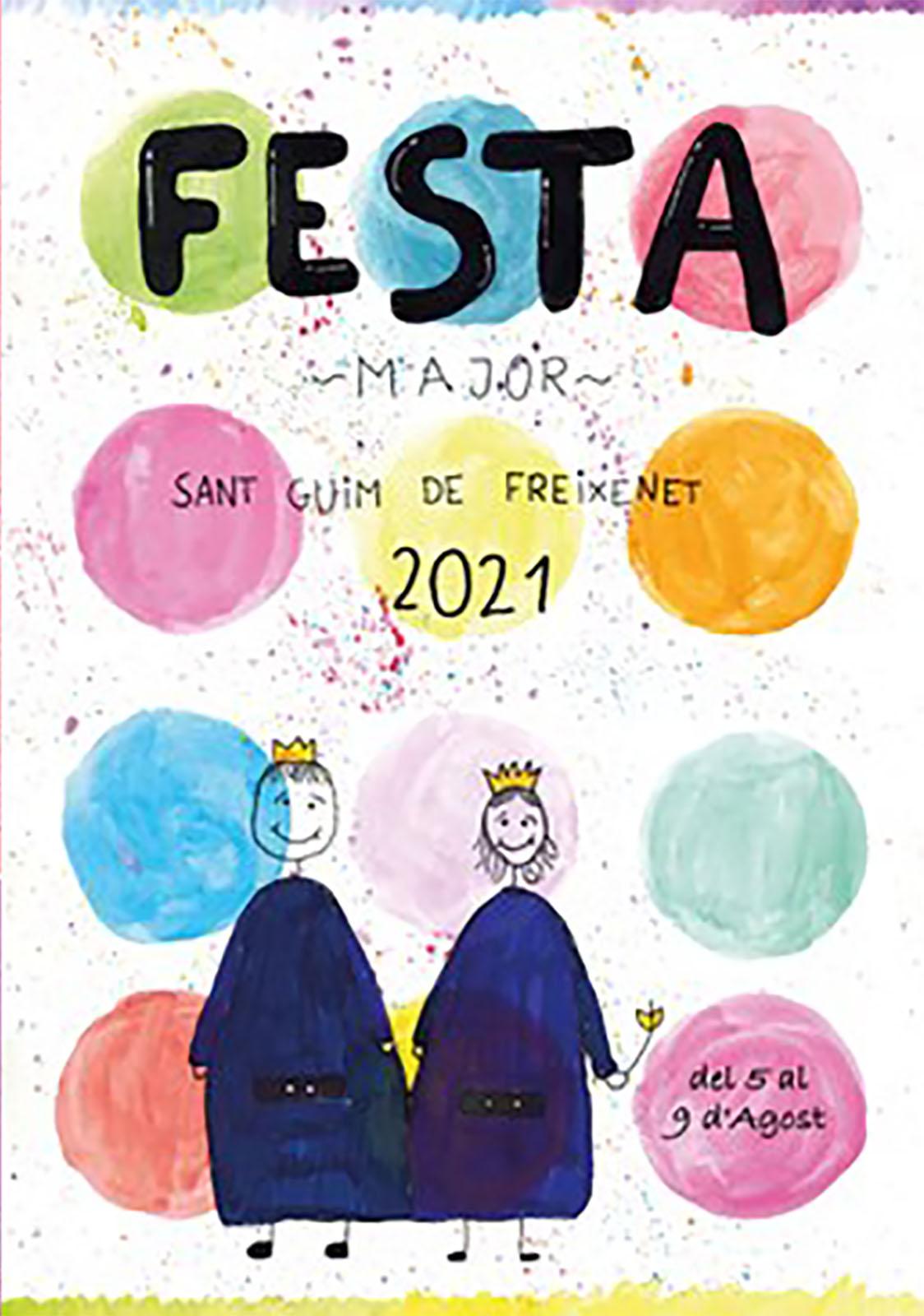 cartell Festa Major de Sant Guim de Freixenet 2021