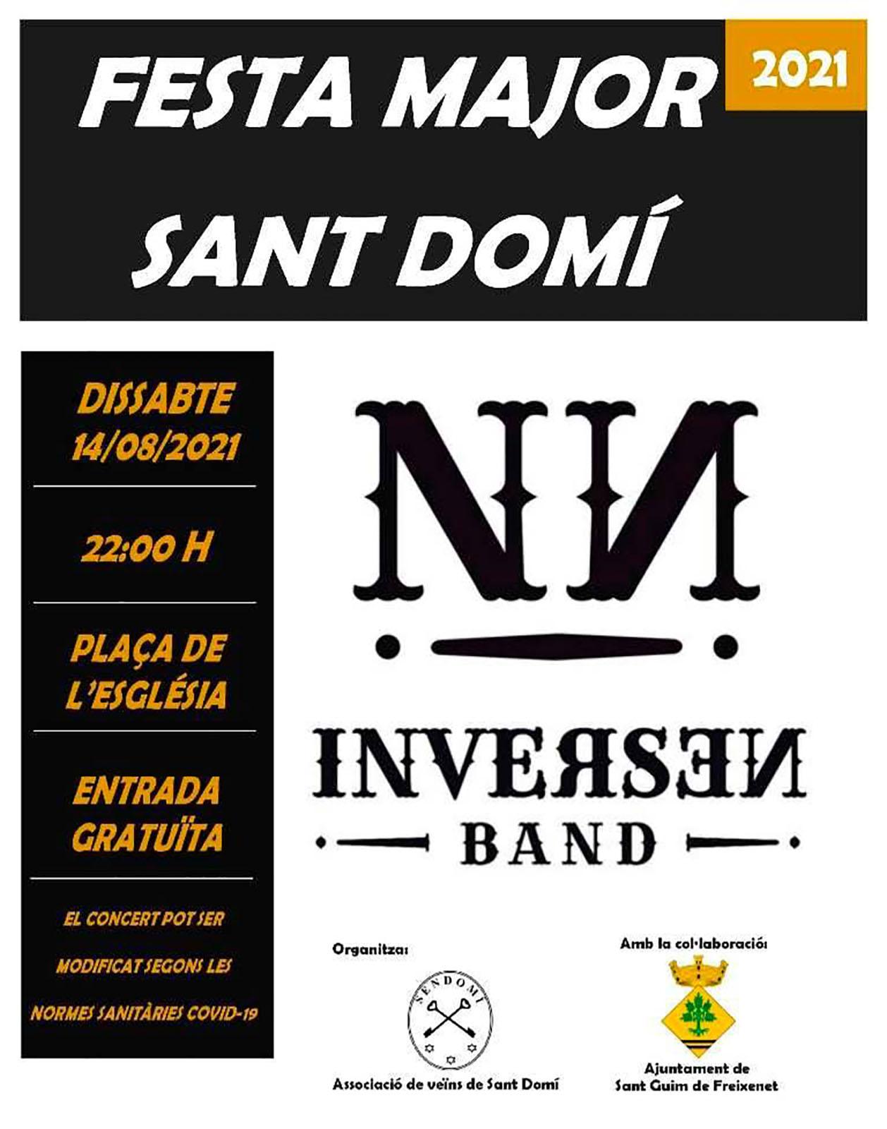 cartell Festa Major de Sant Domí 2021