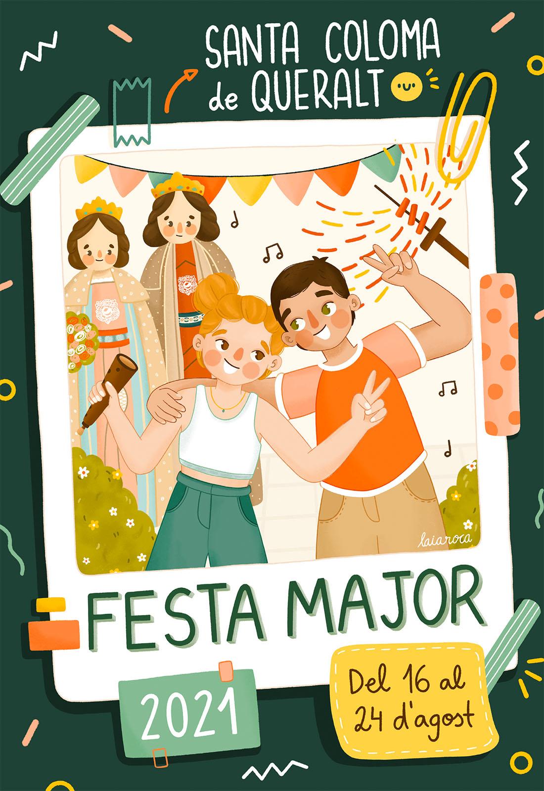 cartell Festa Major de Santa Coloma de Queralt 2021