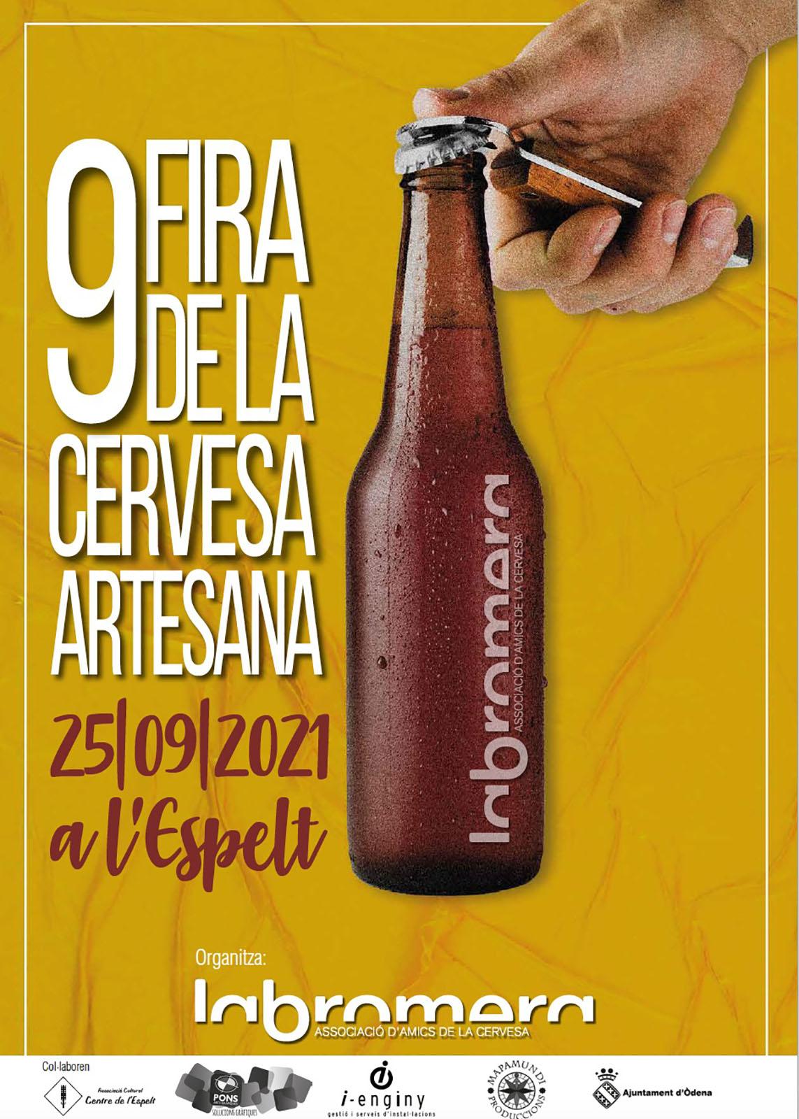 cartell 9a Fira de la cervesa artesana a l'Espelt