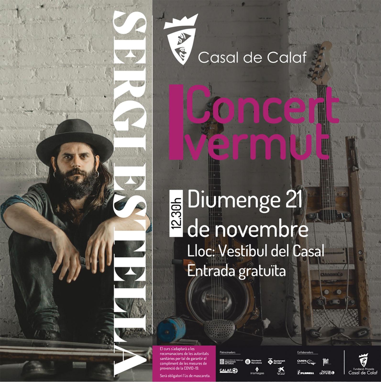 cartell Concert de 'Sergi Estella'