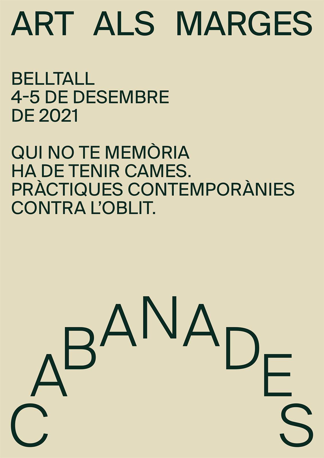 cartell Cabanades. Art als marges