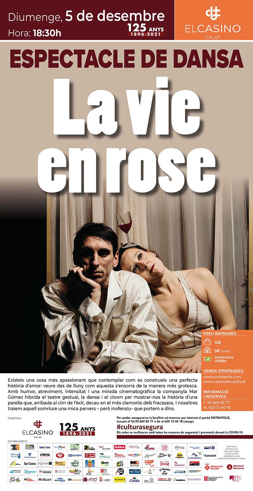 cartell Teatre 'La Vie en Rose'