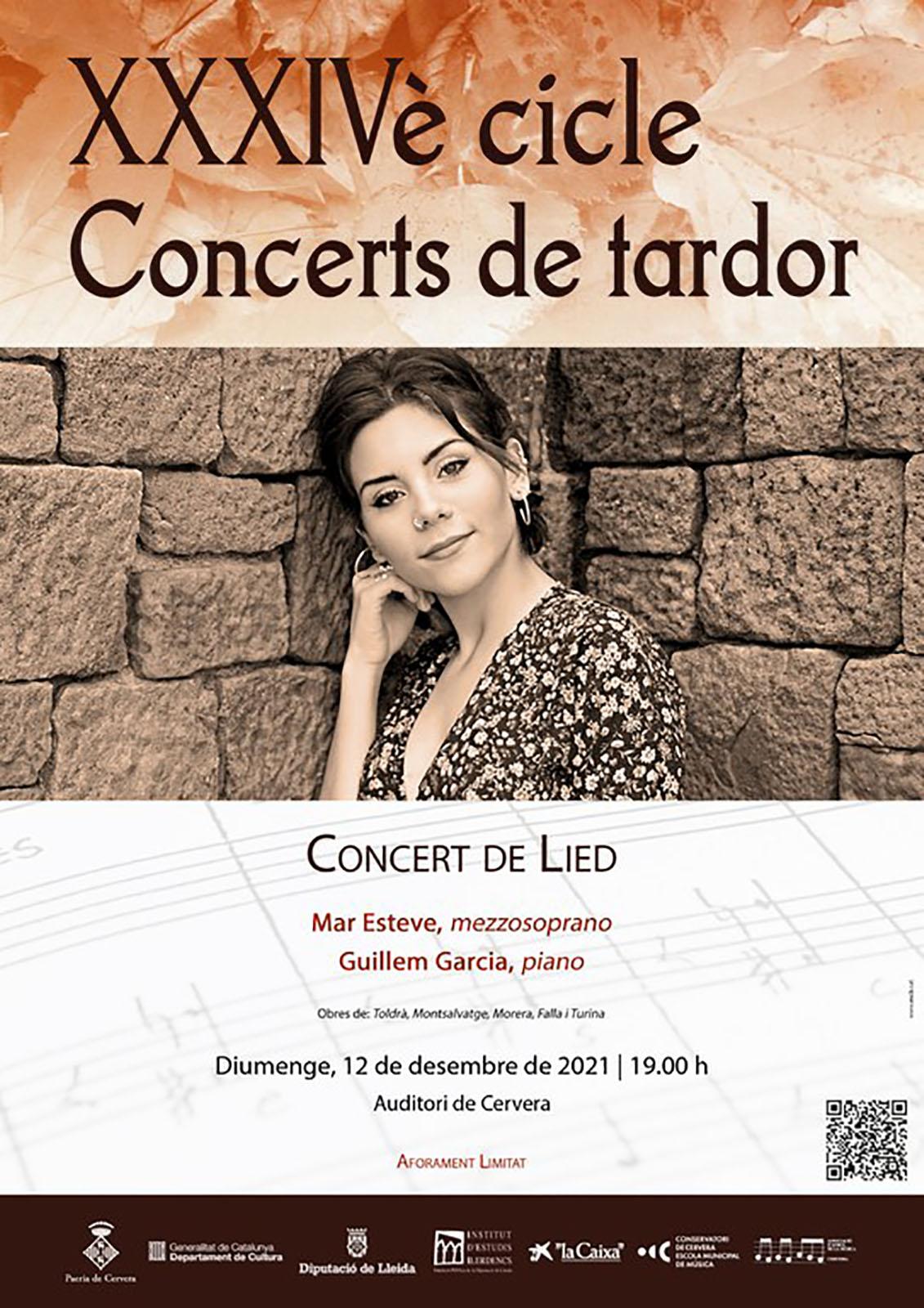 cartell Concert de tardor 'Lied'