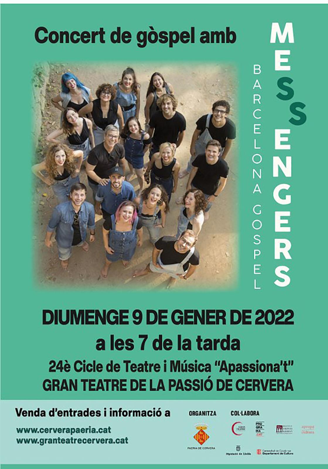 cartell Concert 'Barcelona Gospel Messengers'