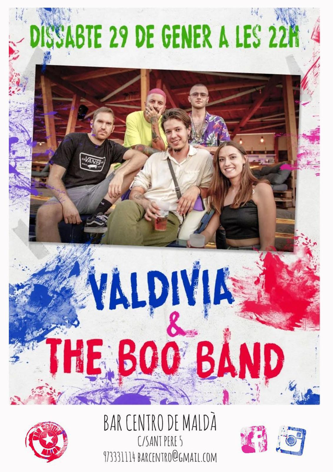 cartell Concert 'Valdivia and the boo band'