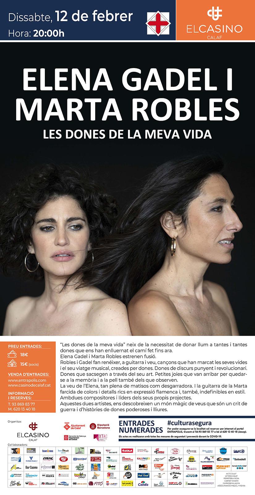 cartell Concert 'Les dones de la meva vida'