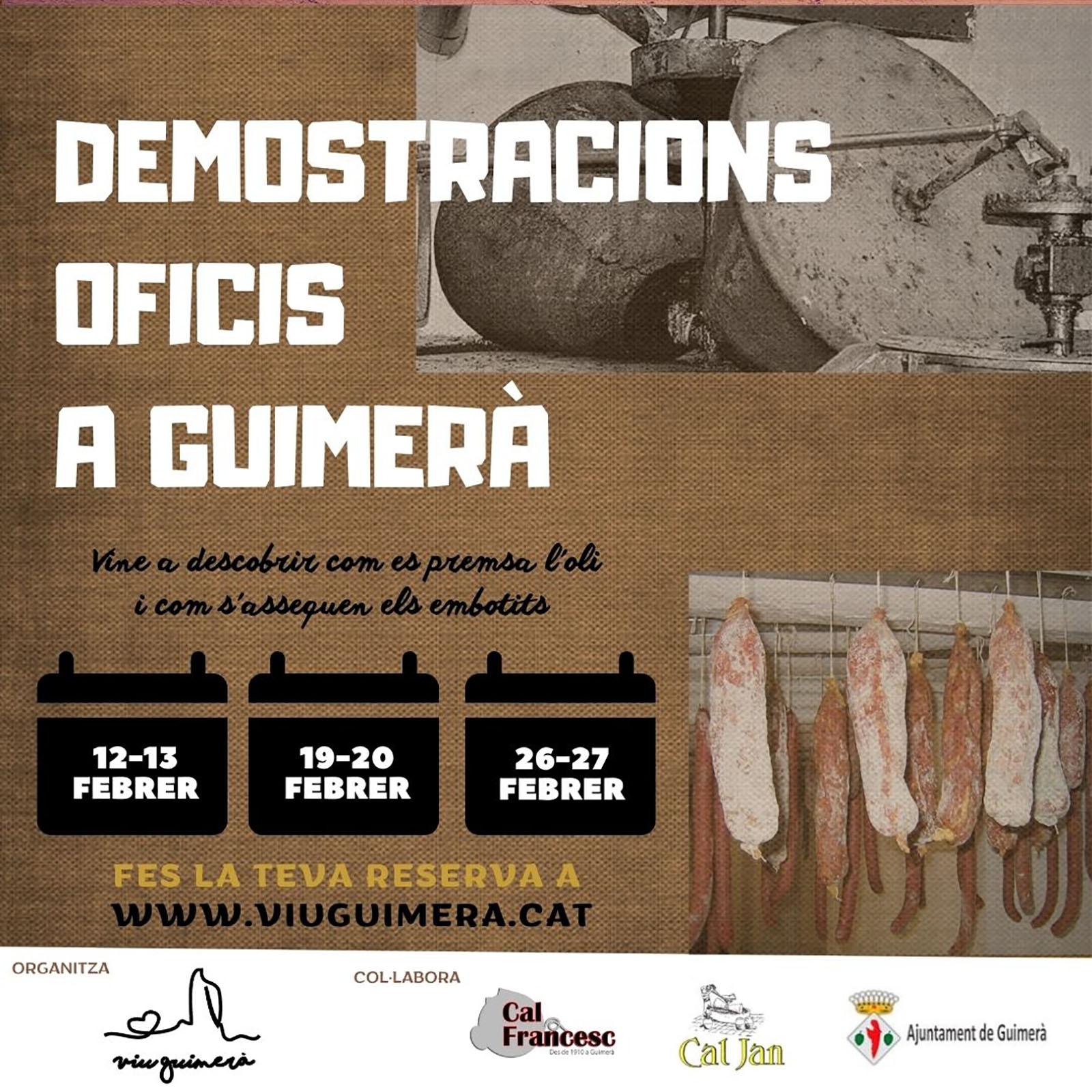 cartell Demostracions d’oficis