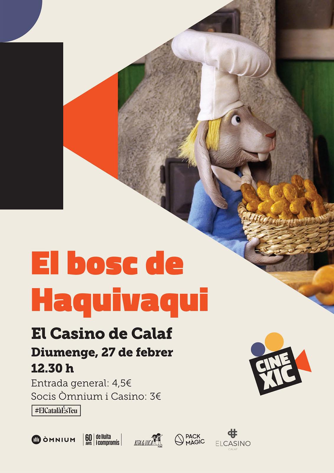 cartell Cinema ‘El bosc de Haquivaqui’