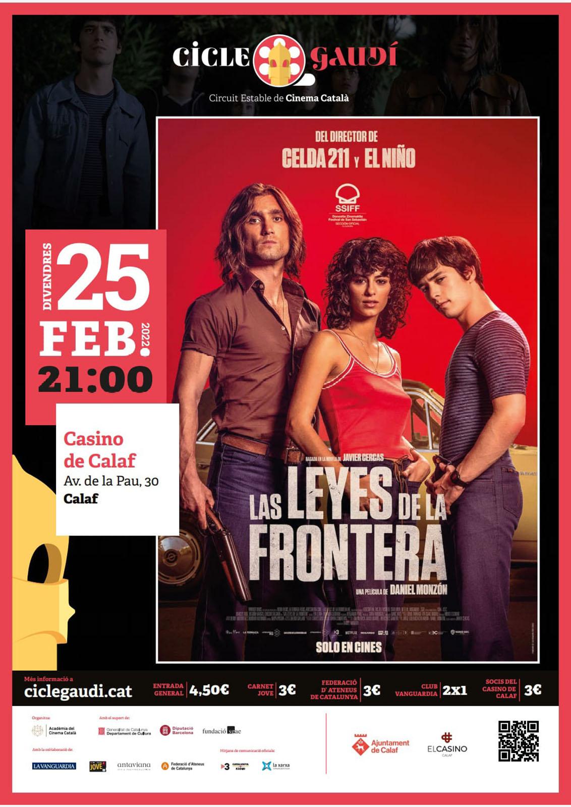cartell Cinema 'Las Leyes de la Frontera'