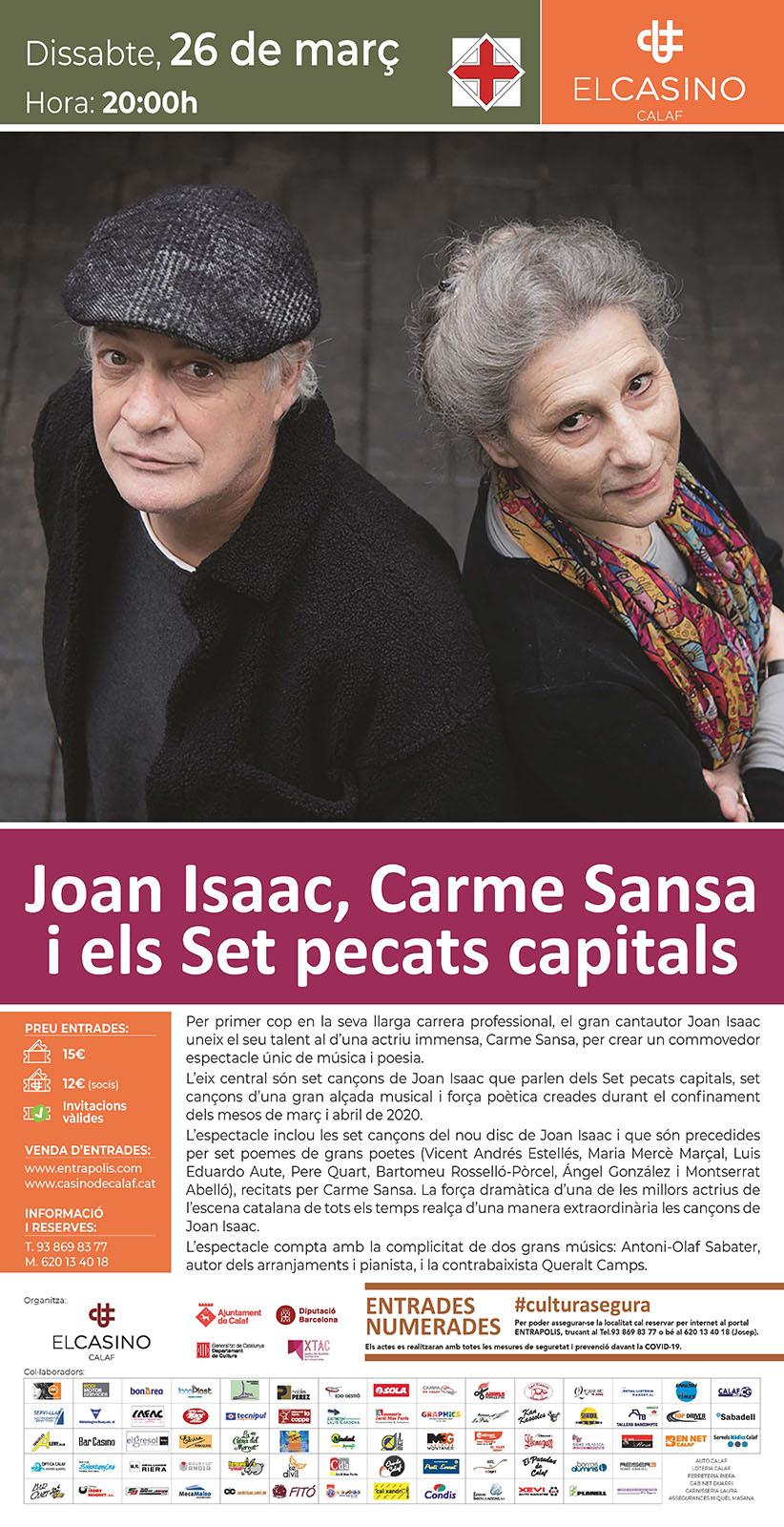 cartell Espectacle 'Set pecats capitals'