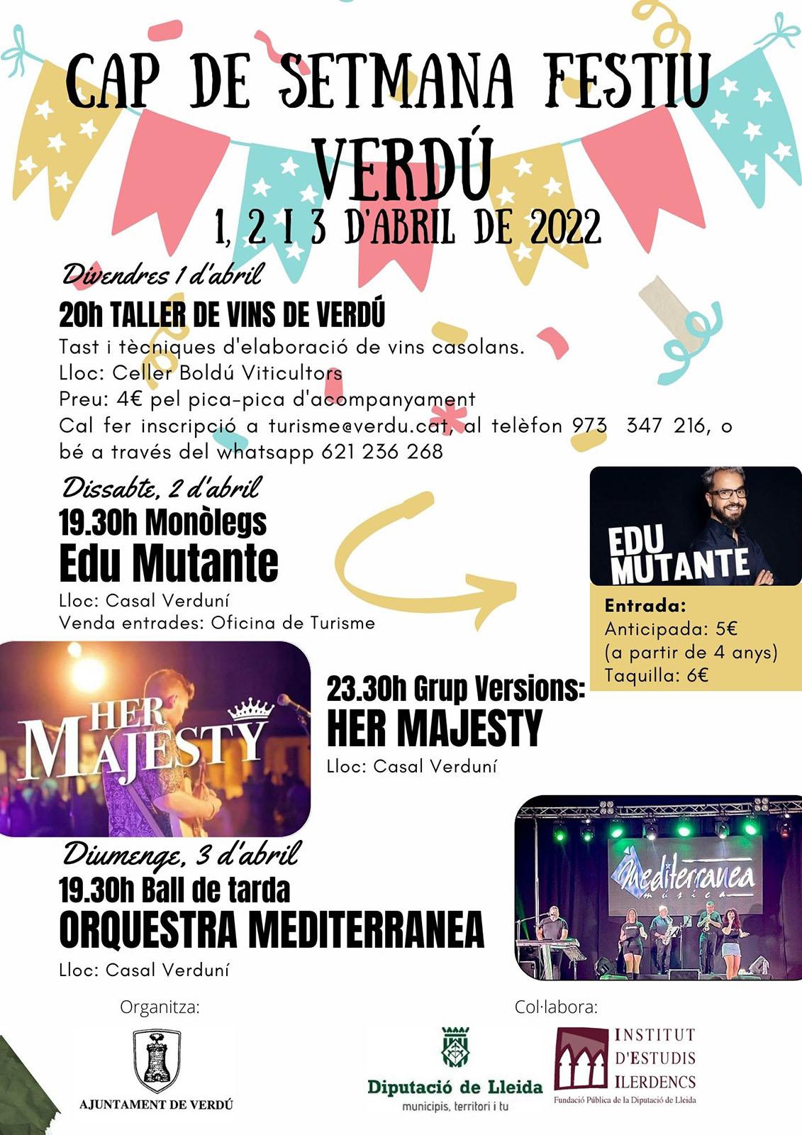 cartell Cap de setmana festiu