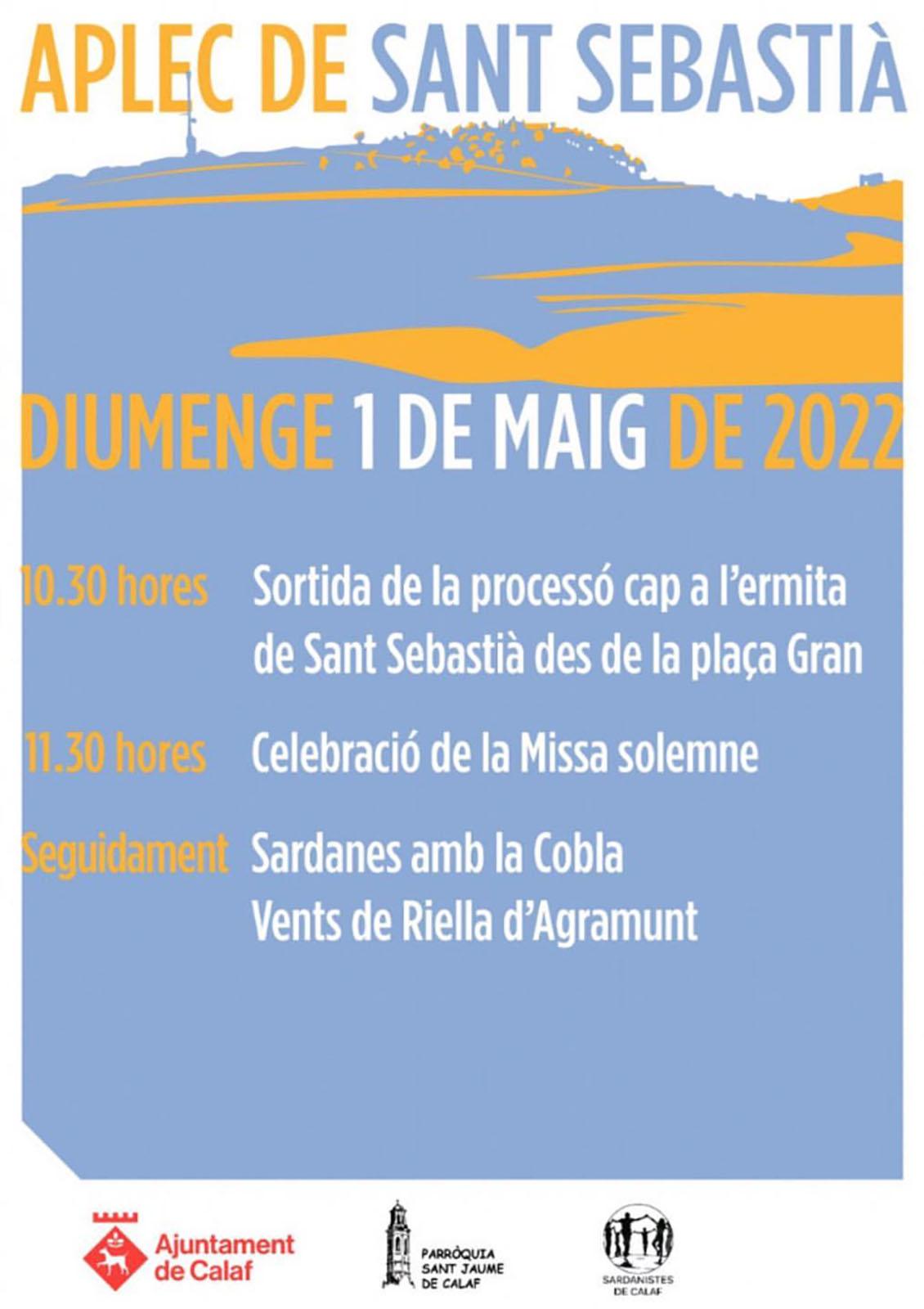 cartell Aplec de Sant Sebastià 2022