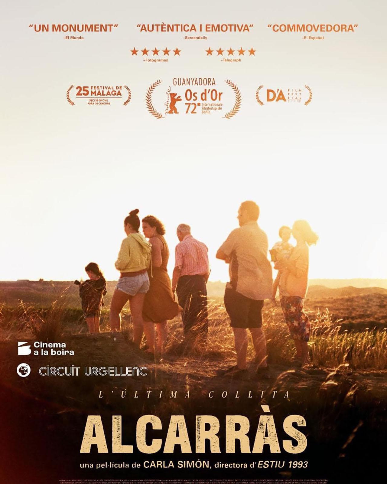 cartell Cinema 'Alcarràs'