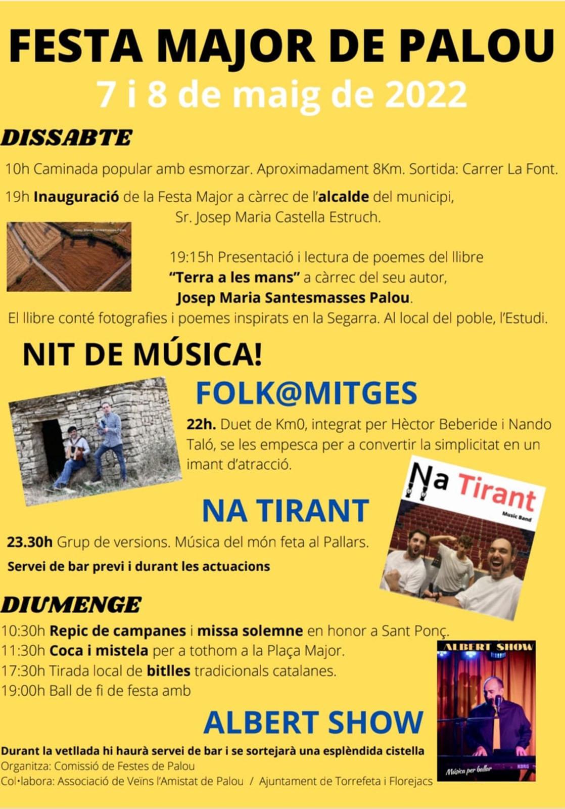 cartell Festa Major de Palou 2022