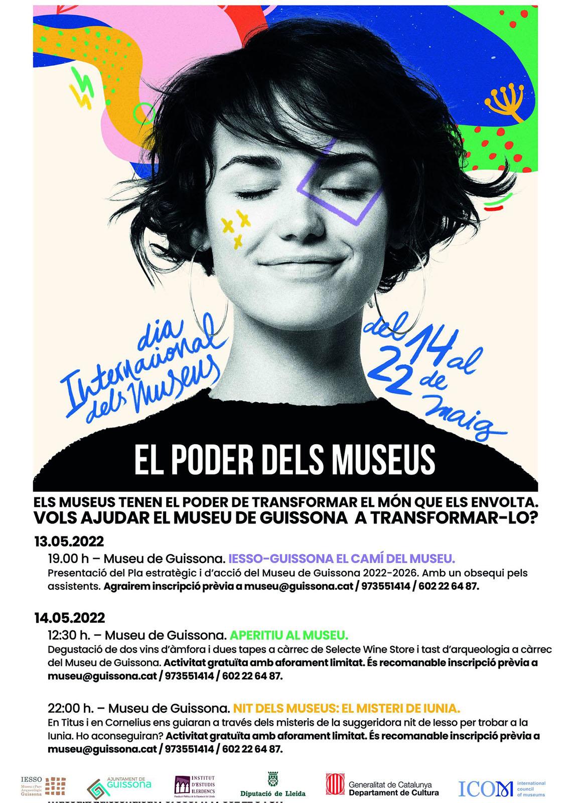 cartell Dia Internacional dels Museus 2022 a Guissona