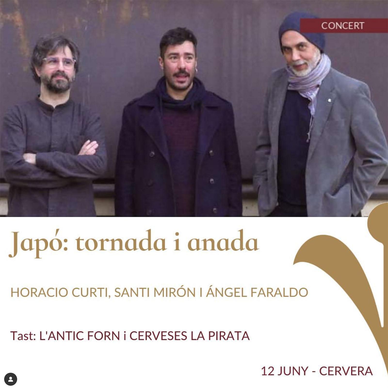 cartell Espurnes barroques concert 'Japó: tornada i anada' a Cervera