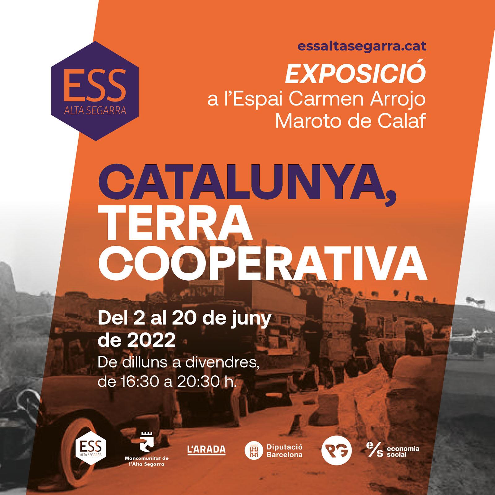 cartell Exposició 'Catalunya, terra cooperativa'