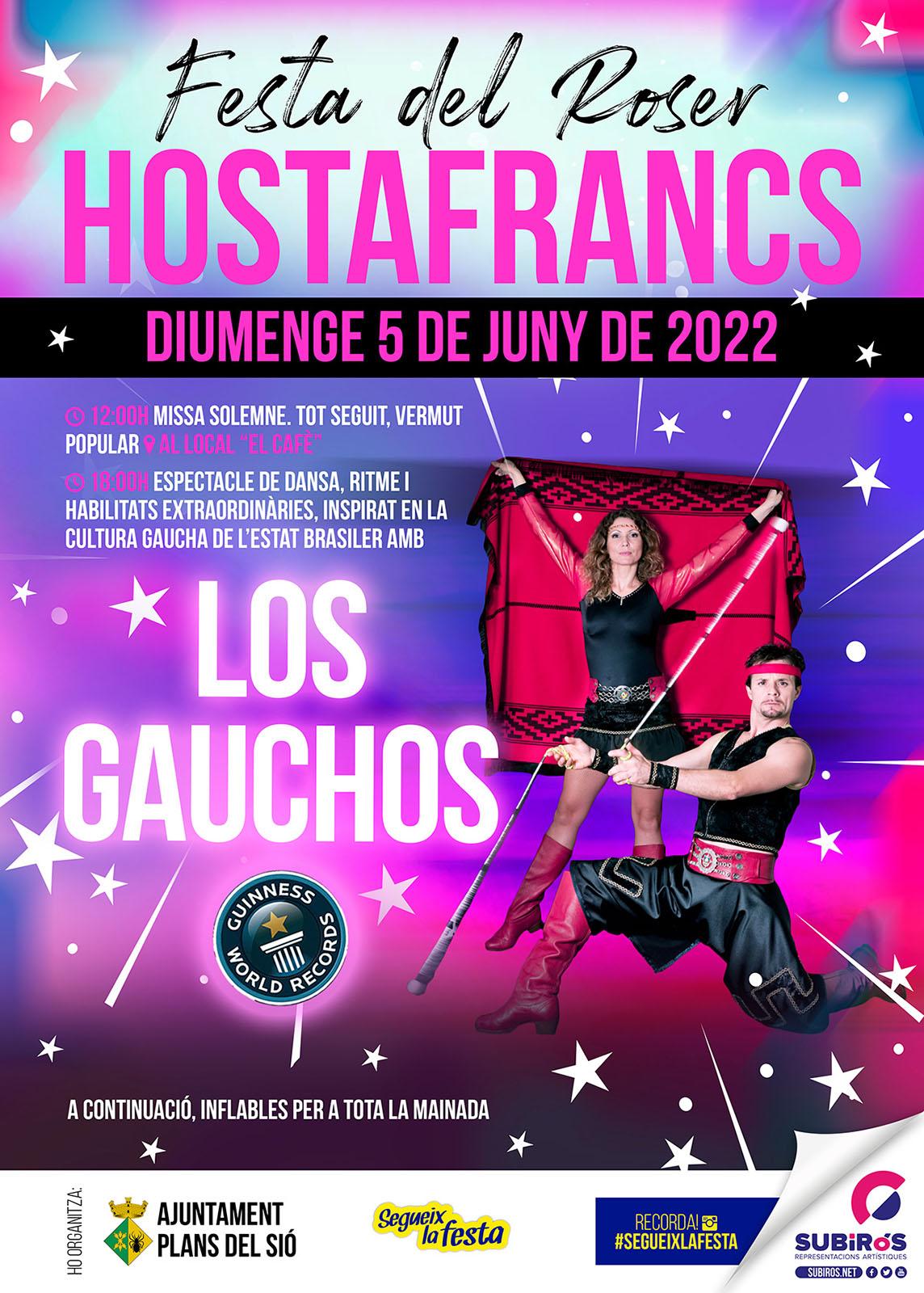 cartell Festa del Roser 2022 a Hostafrancs